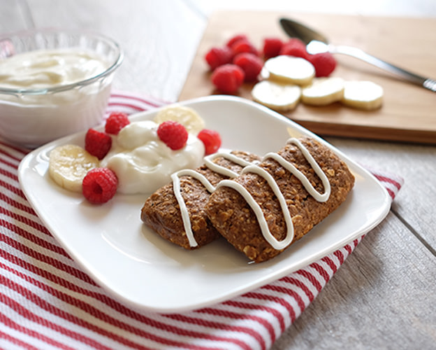 Banana Bread Snack Bars