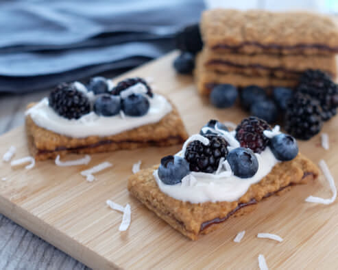 Berry-Topped Sandwich Bars