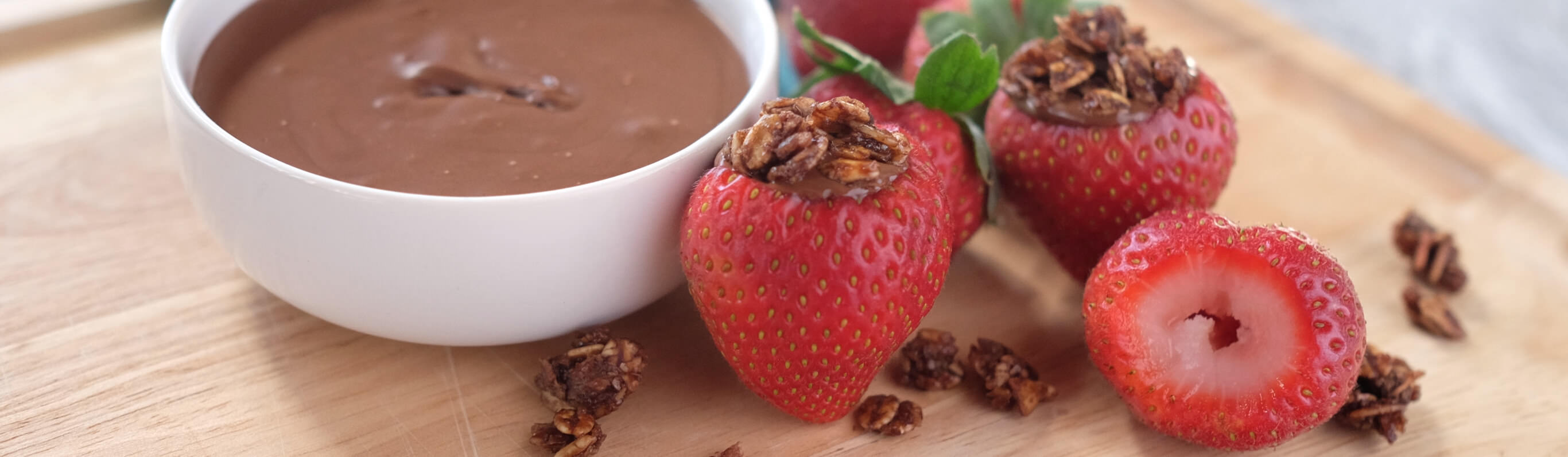 Double Chocolate Strawberry Cups