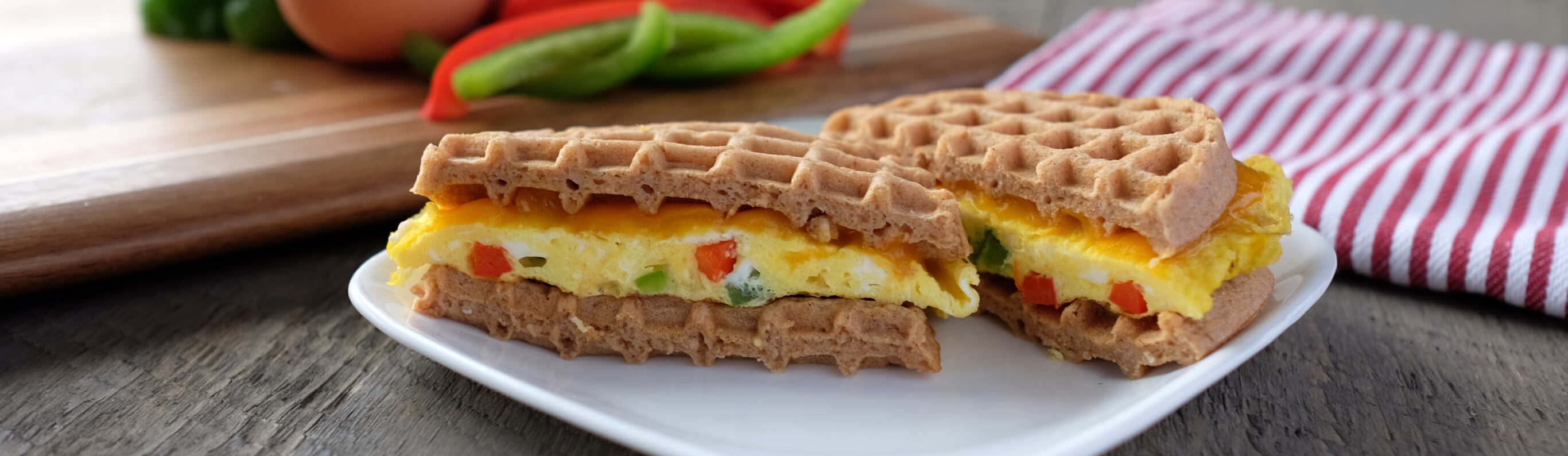 Egg Scramble Breakfast Sandwich