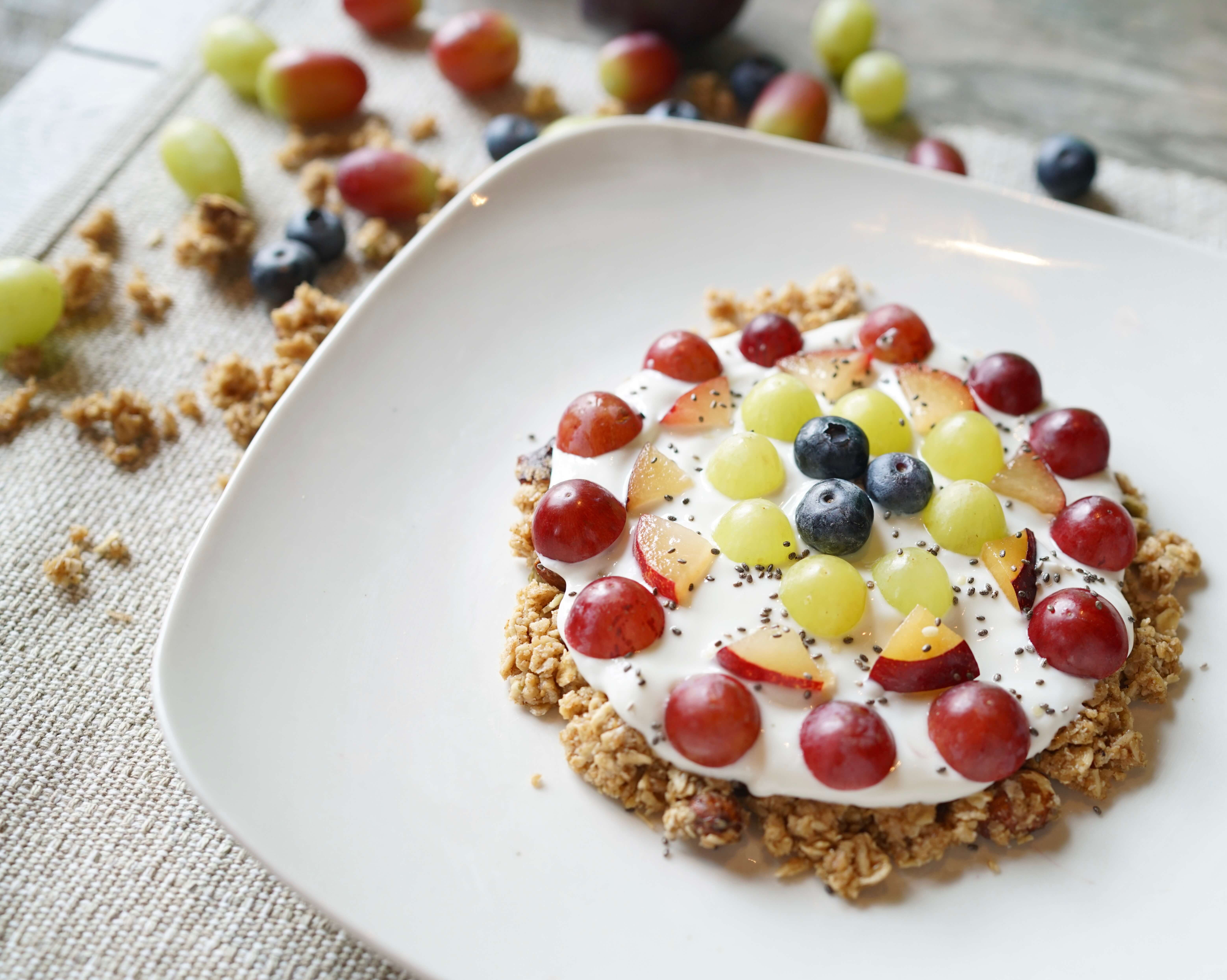 Fruity Granola Pizza