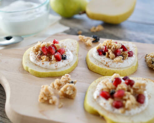 Granola And Pomegranate Pear Cookies