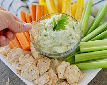 Lots of Everything Crackers and Dip