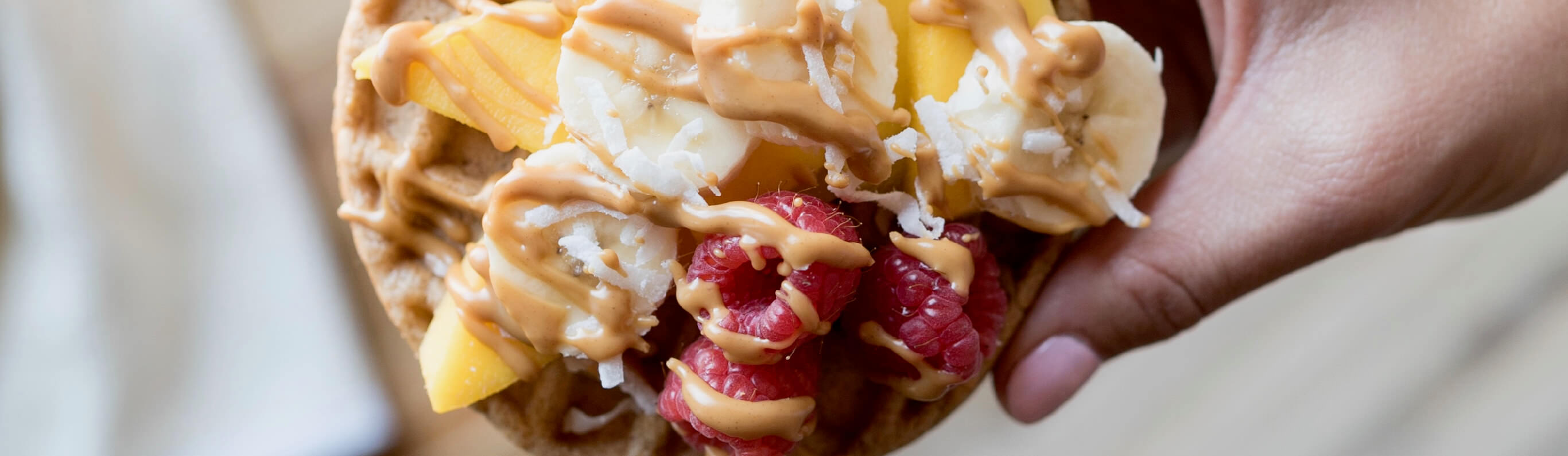 Mango Morning Waffles