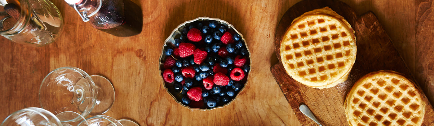 Summer Berry Rosewater Maple Syrup